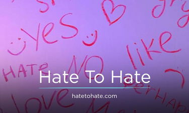 HateToHate.com - Creative brandable domain for sale